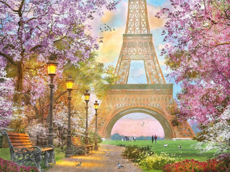 PUZZLE 1500 PZ AMORE A PARIGI 