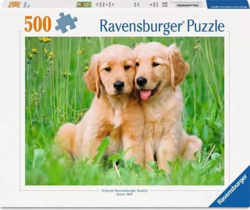 PUZZLE 500 PZ PUPPIES COLLECTION: I FRATELLI GOLDEN RETRIEVER