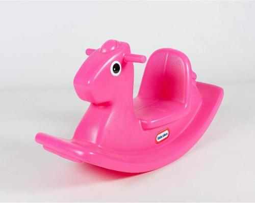 ROCKING HORSE CAVALLINO A DONDOLO MAGENTA SINGOLO