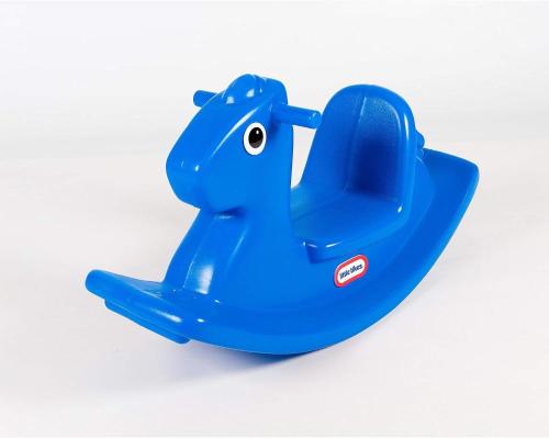 ROCKING HORSE CAVALLINO A DONDOLO BLU SINGOLO