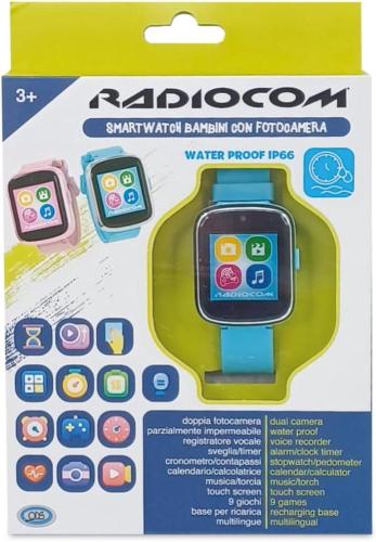 RADIOCOM - SMARTWATCH OROLOGIO BAMBINI CON CAMERA 512 MB WATER PROOF IMPERMEABILE