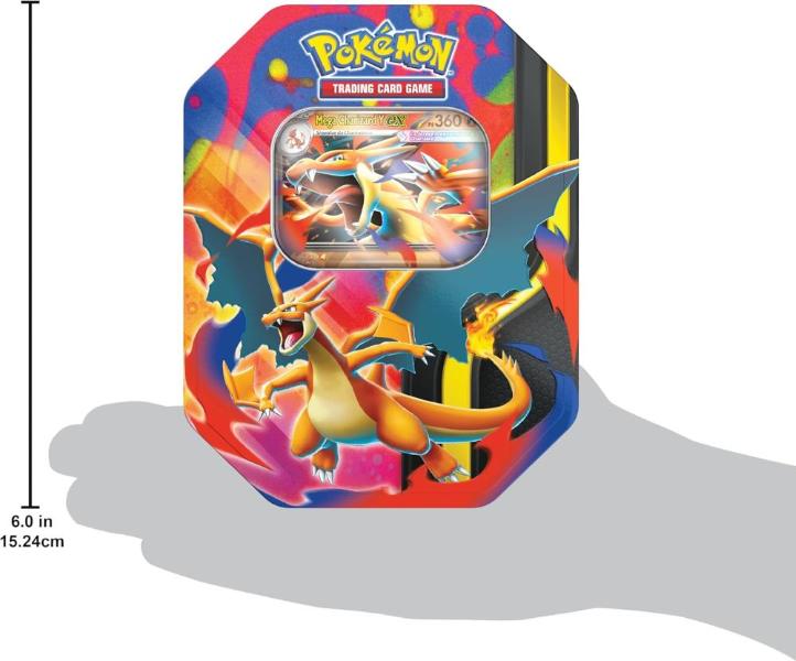 CARTE POKEMON TIN DA COLLEZIONE MEGA CHARIZARD Y EX