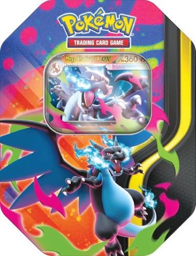 CARTE POKEMON TIN DA COLLEZIONE MEGA CHARIZARD X EX