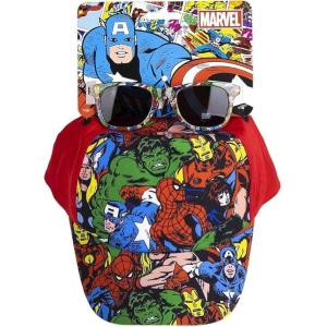 CAPPELLO SET DI OCCHIALI DA SOLE AVENGERS
