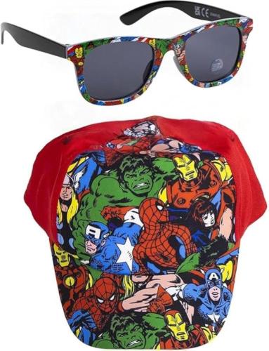 CAPPELLO SET DI OCCHIALI DA SOLE AVENGERS