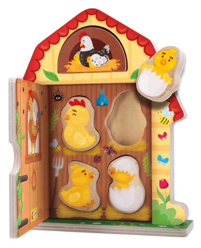 MONTESSORI LEGNO LA FAMIGLIA DELLA FATTORIA