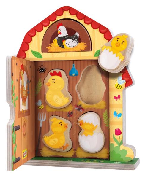 MONTESSORI LEGNO LA FAMIGLIA DELLA FATTORIA