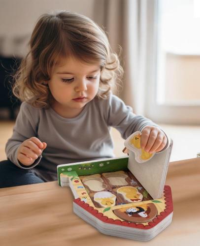 MONTESSORI LEGNO LA FAMIGLIA DELLA FATTORIA