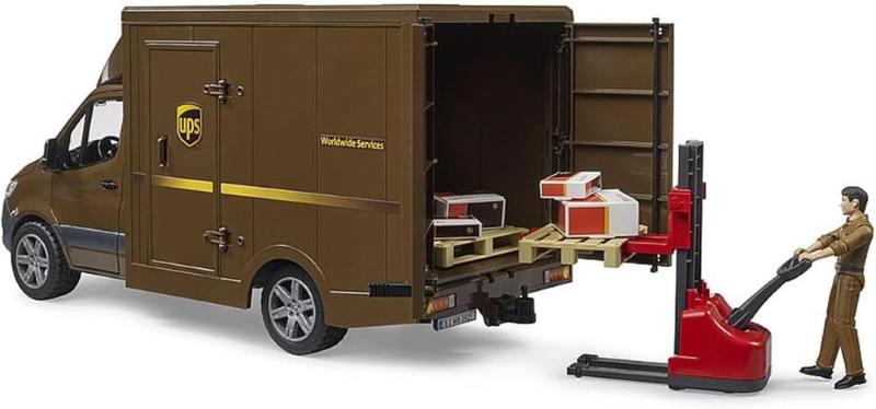 BRUDER MB SPRINTER UPS CON GUIDATORE