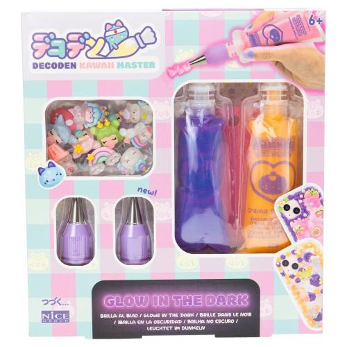 DECODEN GEL ADESIVO SI ILLUMINA AL BUIO CON DECORAZIONI