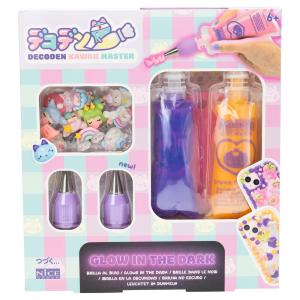 DECODEN GEL ADESIVO SI ILLUMINA AL BUIO CON DECORAZIONI