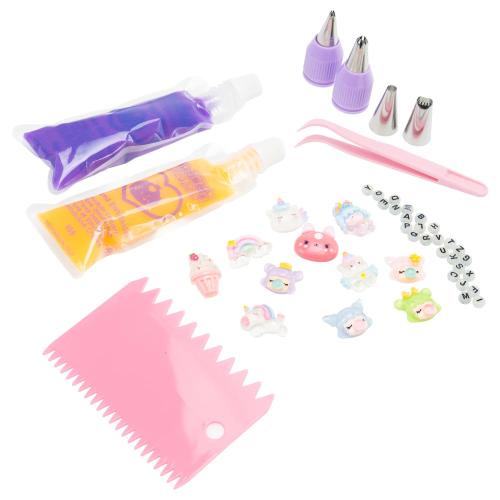 DECODEN GEL ADESIVO SI ILLUMINA AL BUIO CON DECORAZIONI