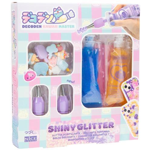 DECODEN GEL GLITTER BRILLANTE CON DECORAZIONI