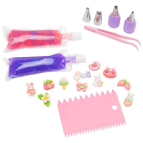 DECODEN GEL GLITTER BRILLANTE CON DECORAZIONI