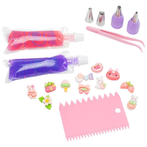 DECODEN GEL GLITTER BRILLANTE CON DECORAZIONI