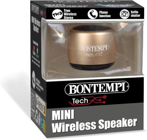 MINI SPEAKER CASSA ALTOPARLANTE WIRELESS ORO