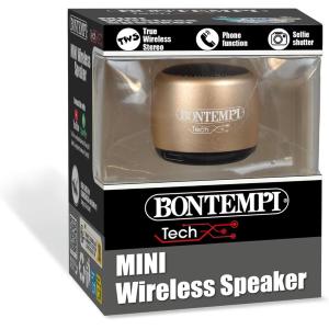 MINI SPEAKER CASSA ALTOPARLANTE WIRELESS ORO