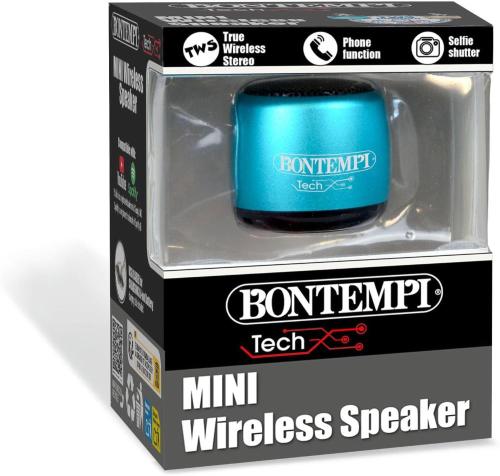 MINI SPEAKER CASSA ALTOPARLANTE WIRELESS AZZURRA