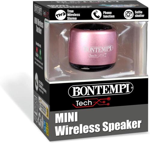 MINI SPEAKER CASSA ALTOPARLANTE WIRELESS ROSA