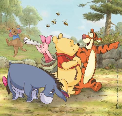 PUZZLE 3X48 WINNIE THE POOH