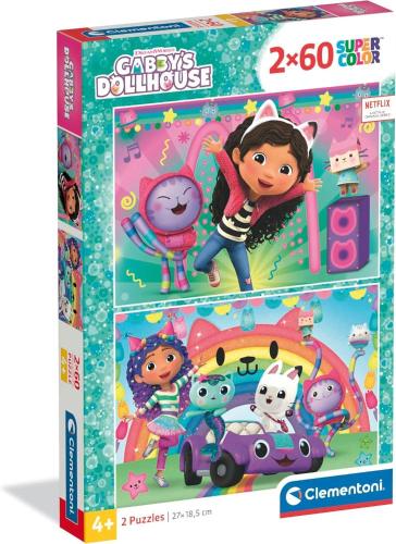 PUZZLE 2X60 GABBY'S DOLLHOUSE