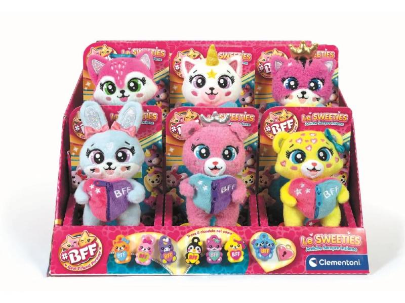 CRAZY CHIC - BFF: LE SWEETIES PORTACHIAVI PELUCHE POCKET PLUSHES