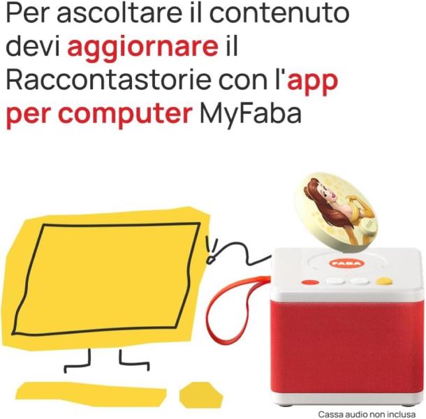 FABA DISNEY LA BELLA E LA BESTIA - DISCO SONORO PER RACCONTASTORIE