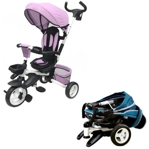 TRICICLO COLIBRINO PIEGHEVOLE ROSA 