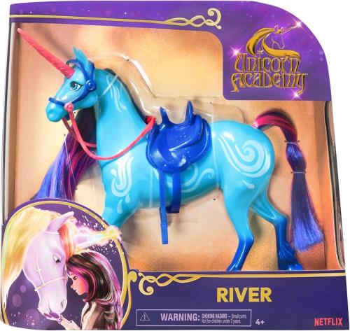 UNICORN ACADEMY UNICORNO RIVER CON ACCESSORI PER EQUITAZIONE