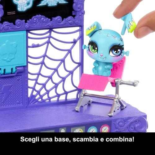 MONSTER HIGH CREATE A STARTER KIT IL LABORATORIO DEI CUCCIOLI, SET CON BAMBOLA FRANKIE STEIN E OLTRE 30 ACCESSORI