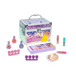 BEAUTY CASE PRINCESS LIP BALM WITH TRAIN CASE VALIGETTA 4 PZ