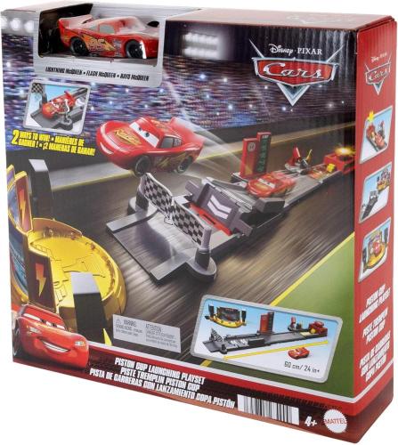 CARS PISTON CUP LAUNCHING PLAYSET SET LUNGO 50+ CM