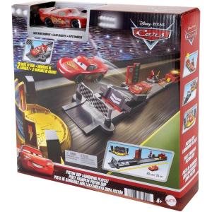 CARS PISTON CUP LAUNCHING PLAYSET SET LUNGO 50+ CM