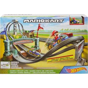 MARIO KART PISTA DOPPIO CIRCUITO BASE CON PERSONAGGIO 