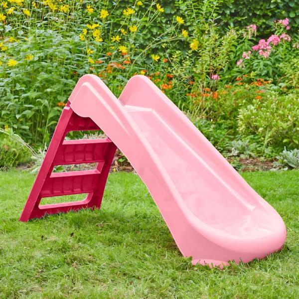 SCIVOLO 3 GRADINI PIEGHEVOLE SALVASPAZIO ROSA 