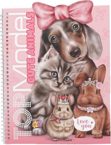 TOPMODEL - AGENDA CON ADESIVI CUTE ANIMALS DRESS ME UP ANIMALI CARINI