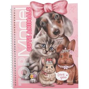 TOPMODEL - AGENDA CON ADESIVI CUTE ANIMALS DRESS ME UP ANIMALI CARINI