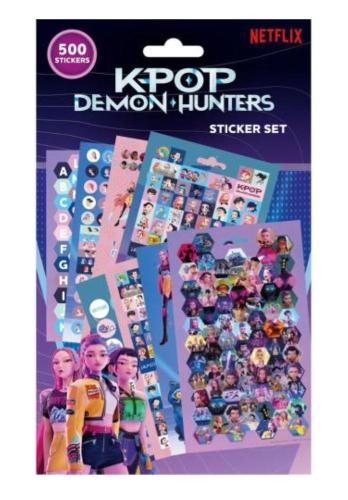 STICKER 500 ADESIVI KPOP DEMON HUNTERS HUNTRIX