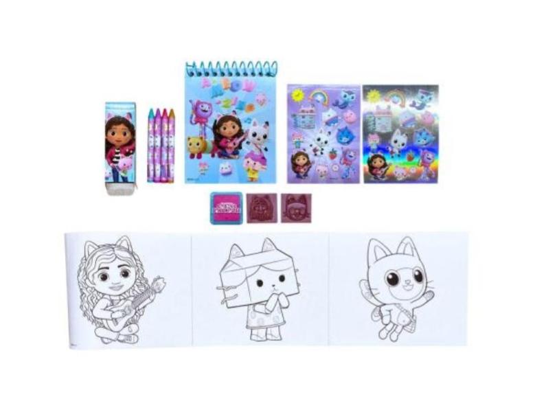 3D CASE WITH STATIONERY GABBYS DOLLHOUSE