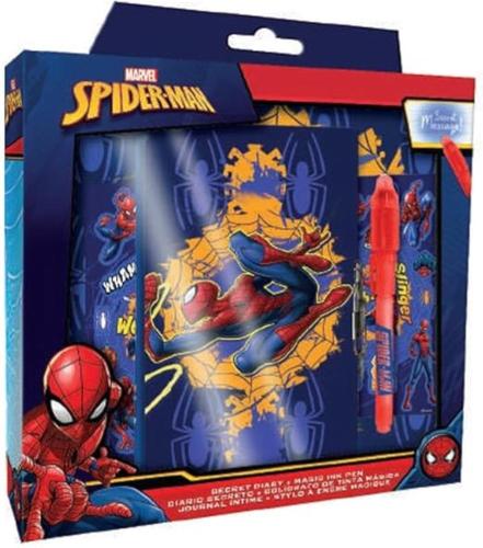 MAGIC INK PEN WITH DIARIO PENNA MAGICA SPIDERMAN