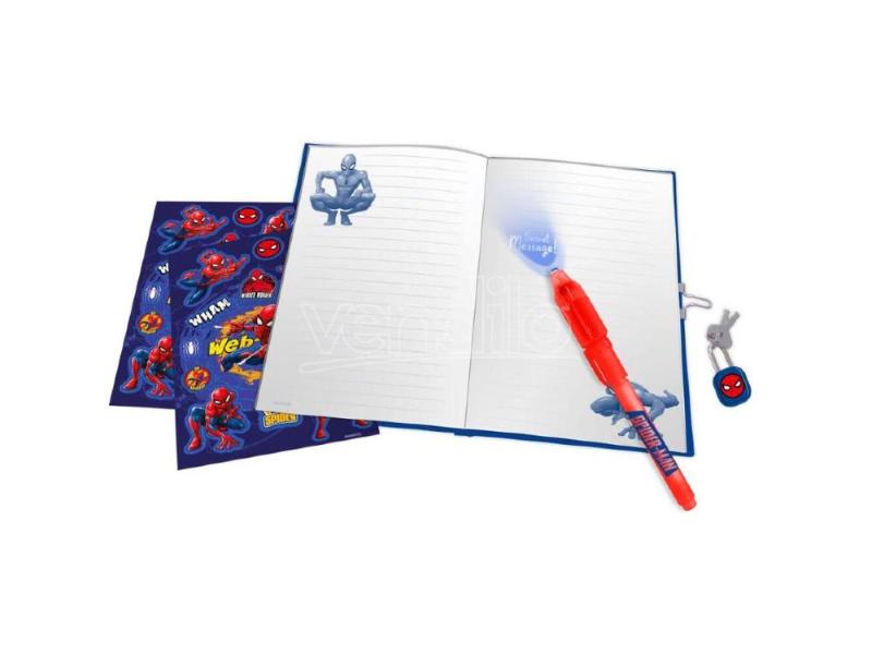 MAGIC INK PEN WITH DIARIO PENNA MAGICA SPIDERMAN