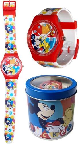 OROLOGIO WATCH IN METAL BOX MICKEY MOUSE TOPOLINO