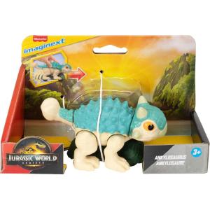 IMAGINEXT JURASSIC WORLD 4 DINOSAURO CON RUOTE E MOVIMENTO ANCHILOSAURIO