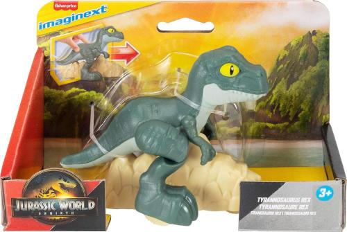 IMAGINEXT JURASSIC WORLD 4 DINOSAURO CON RUOTE E MOVIMENTO T-REX