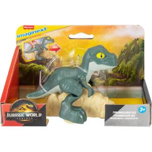 IMAGINEXT JURASSIC WORLD 4 DINOSAURO CON RUOTE E MOVIMENTO T-REX