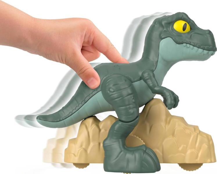 IMAGINEXT JURASSIC WORLD 4 DINOSAURO CON RUOTE E MOVIMENTO T-REX