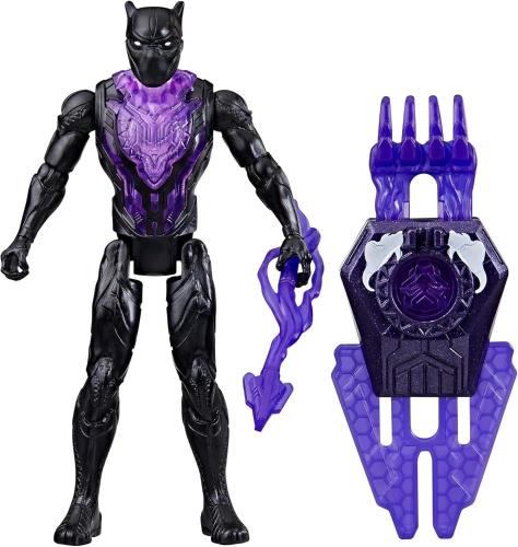 AVENGERS BLACK PANTHER CON ARMATURA ANTI-VENOM 10 CM