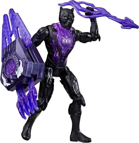 AVENGERS BLACK PANTHER CON ARMATURA ANTI-VENOM 10 CM
