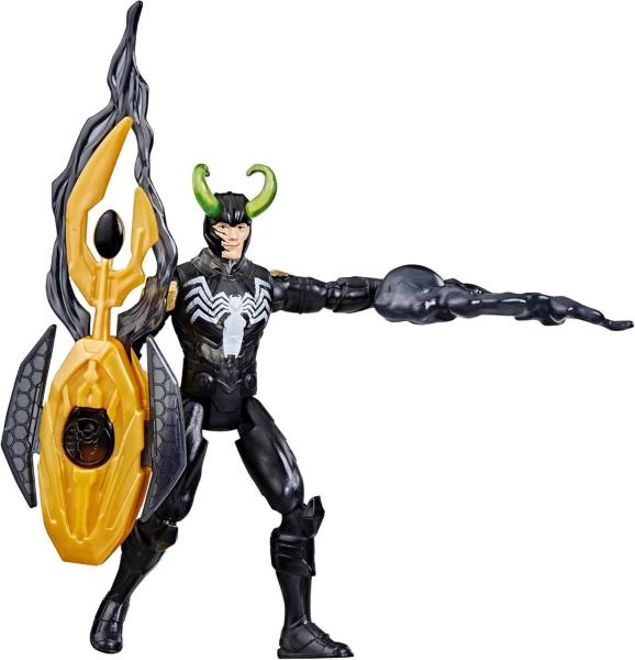 AVENGERS VENOMIZED LOKI CON VENOM 10 CM