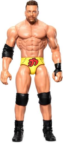 PERSONAGGIO WWE TOP CAMPIONI WRESTILING LA KNIGHT CON COSTUME GIALLO